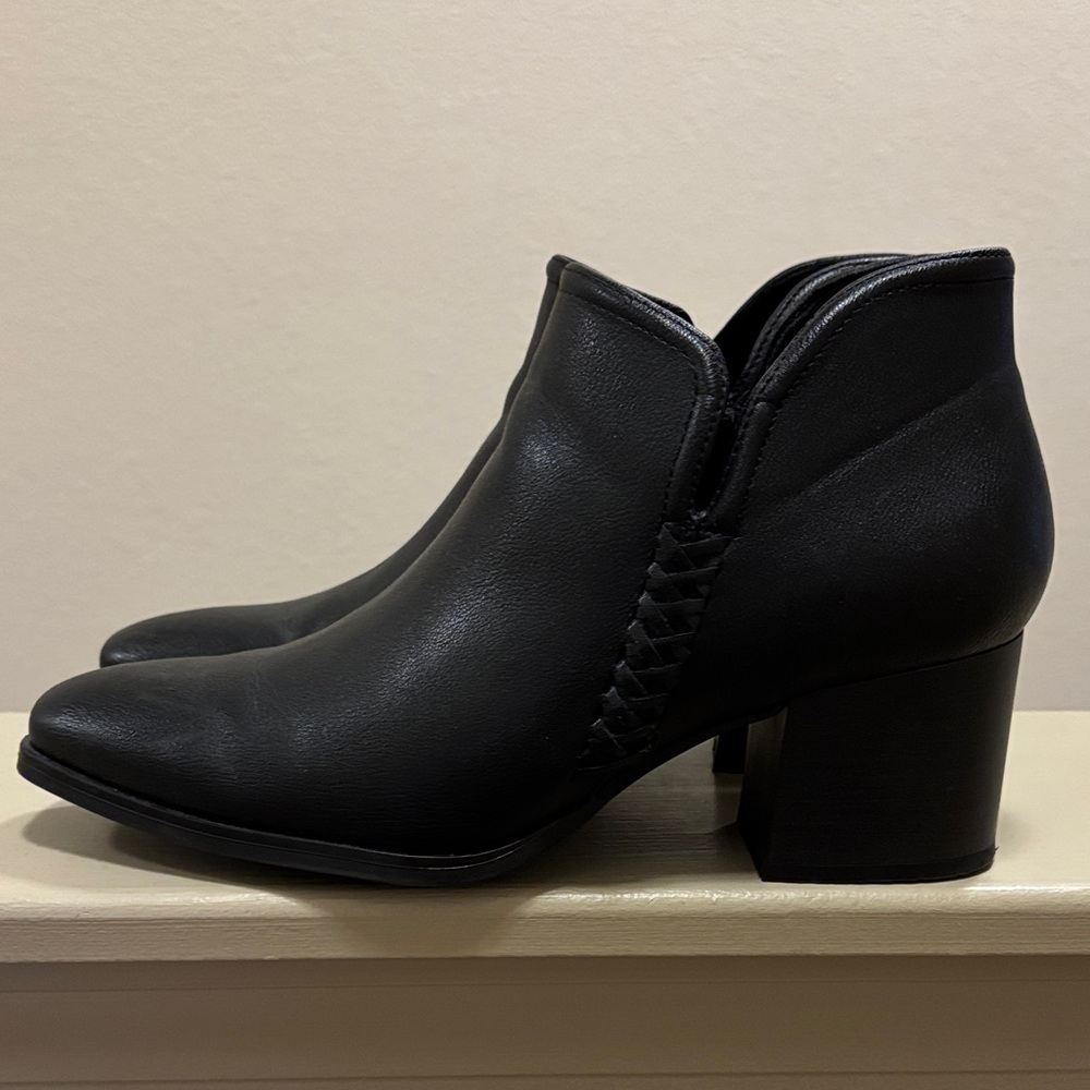 BareTraps Black Ankle Booties